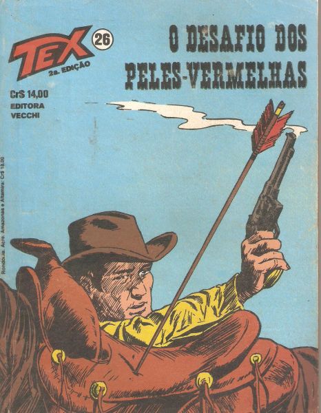 Tex n 026 - O desafio dos peles vermelhas - 2 ed - Vecchi