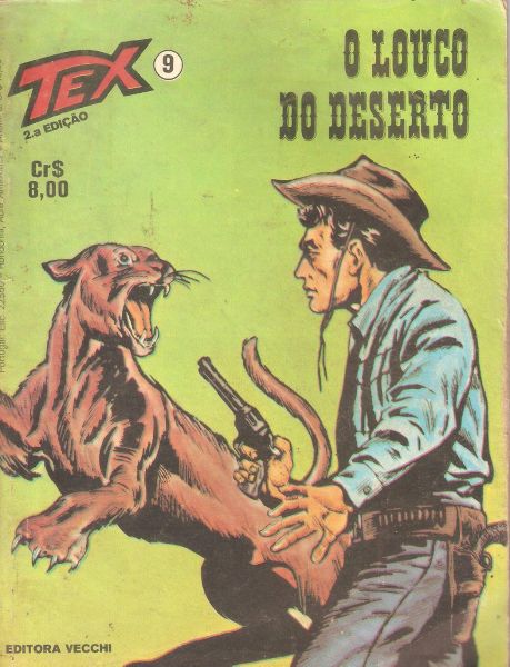 Tex n 009 - O louco do deserto - 2 ed - Vecchi