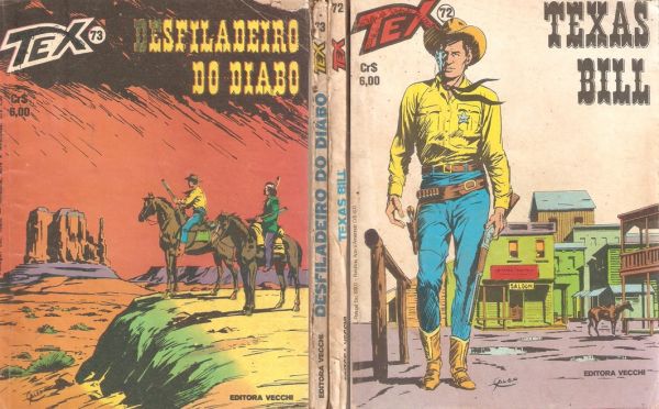 Tex nº 72 e 73 - 1ª Edição Vecchi