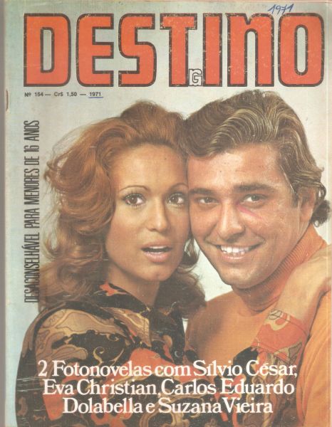 Destino nº 154 - 2 fotonovelas - 1971 - Rio Gráfica