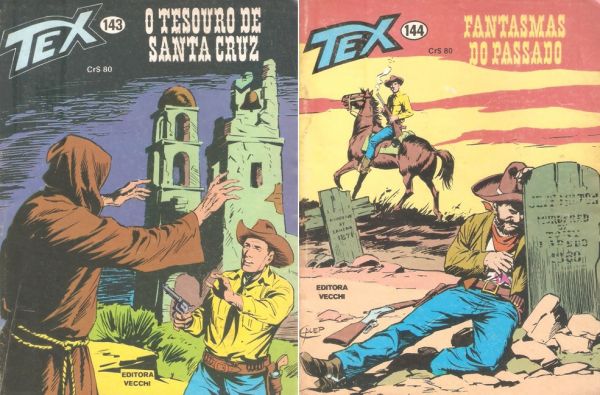 Tex nº 143 e 144 - História completa - 1ed Vecchi