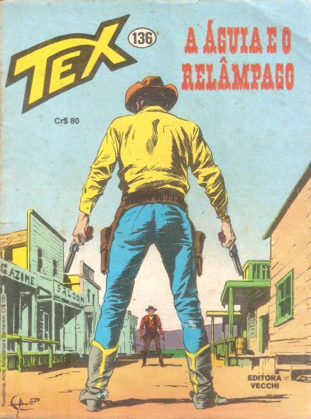 Tex nº 136 – A águia e o relâmpago (1 ed) - Vecchi