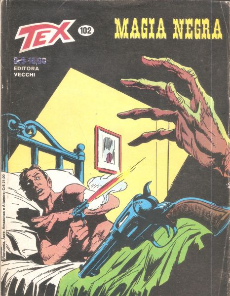 Tex nº 102 - Magia negra - Editora Vecchi