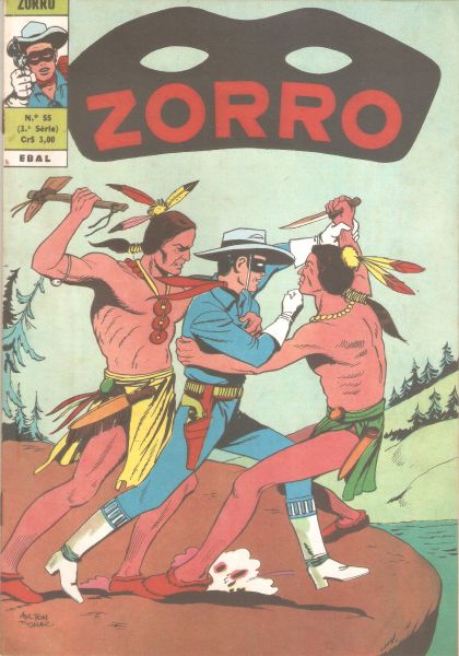 Zorro nº 056 - Os donos da cidade - 3ª série - abr 1975 - Ebal