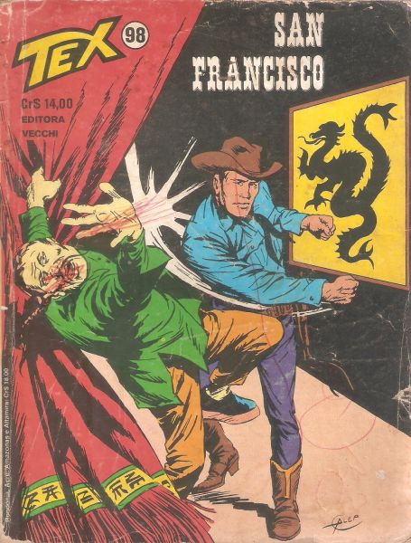 Tex nº 098 - San Francisco - 1ed - Editora Vecchi