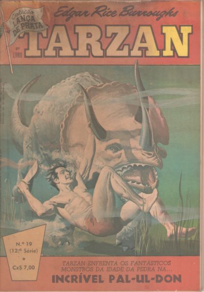 Tarzan - Coleção Lança de Prata nº 19 - Incrível Pal-Ul-Don - ago 86 - Ebal