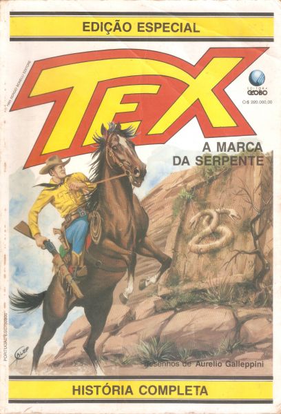 Tex Gigante - A marca da serpente - Editora Globo
