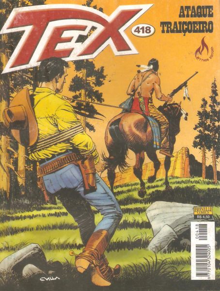 Tex nº 418 -  Ataque traiçoeiro