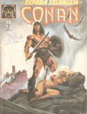 A Espada Selvagem de Conan nº 077 - Uma tumba para os vivos - mar 1991 - Editora Abril