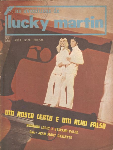 As aventuras de Lucky Martin nº 13 - Um rosto conhecido e um álibi falso - fotonovela - Editora Vech