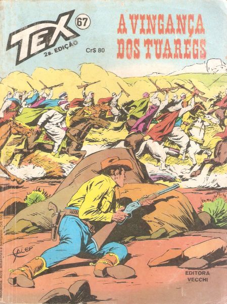 Tex n 067 - A vingança dos Tuaregs - 2ed - Editora Vecchi