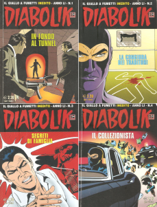 Diabolik nº 01 ao 04 - Italiano